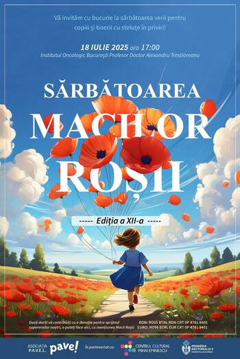 Sărbătoarea Macilor Roșii – vineri, în curtea Institutului Oncologic București
