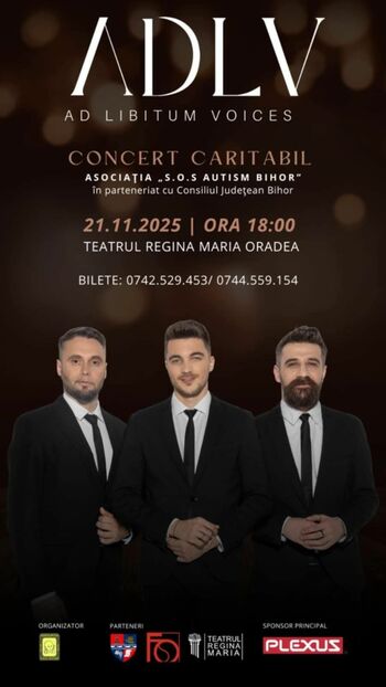 Concert caritabil pentru persoanele cu autism